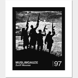 Muslimgauze / Minimalist Graphic Design Fan Artwork Posters and Art